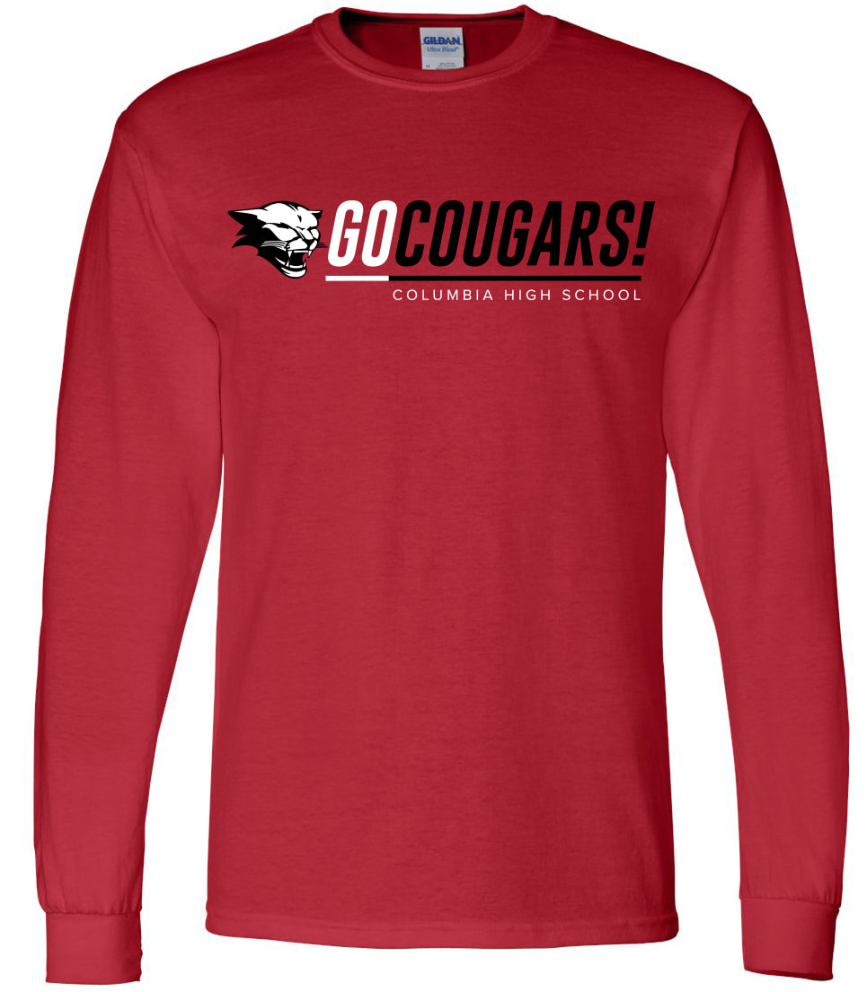 Go Cougars Long Sleeve Tee | CHS Cougar Shop Supporting Midnight Madness